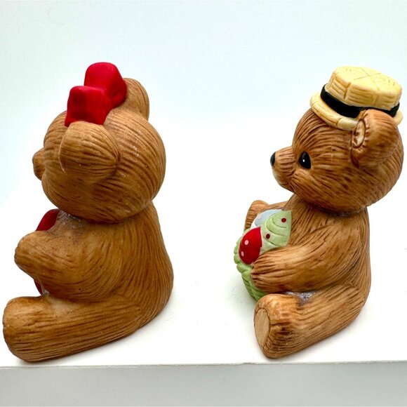 Vintage HOMCO 1413 Calendar Bears set of 2 April February - Picture 5 of 7